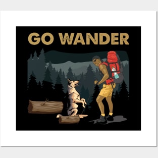 Go Wander a Dog Adventure Posters and Art